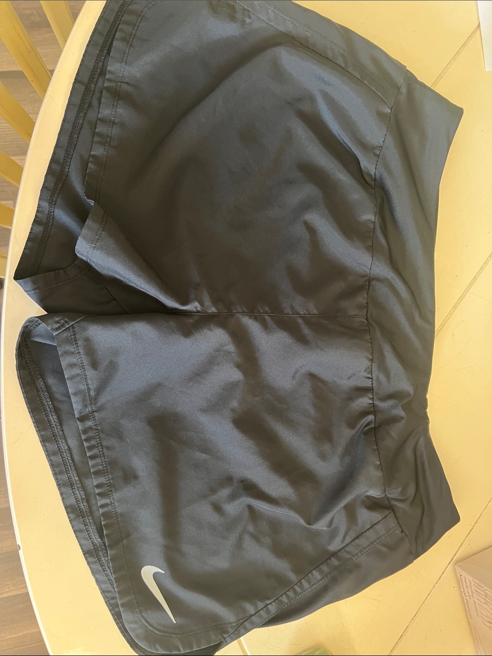 Nike Black Women's Athletic Running Shorts with Reflective Swoosh